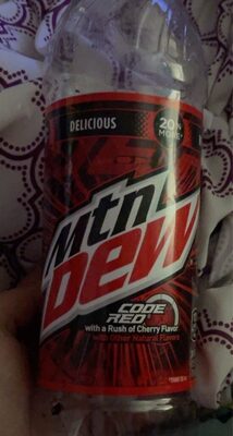 Code Red Soda With A Rush Of Cherry, Code Red