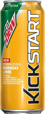 Energizing Mango Lime Flavored Sparkling Juice Beverage, Energizing Mango Lime