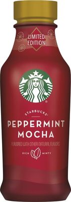 Peppermint Mocha Iced Espresso Beverage, Peppermint