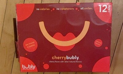 Cherry Sparkling Water, Cherry