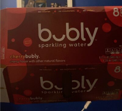 Cherry Sparkling Water, Cherry