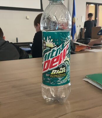 Baja Blast Soda With A Blast Of Tropical Lime, Baja Blast