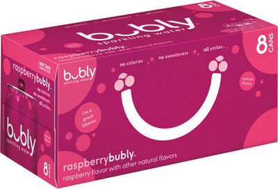 Raspberry Sparkling Water, Raspberry