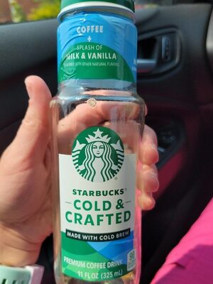 Coffee + Splash Of Milk & Vanilla Premium Coffee Drink, Milk; Vanilla