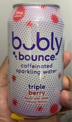 Triple Berry Caffeinated Sparkling Water, Triple Berry