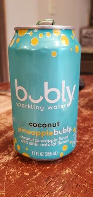 Coconut Pineapple Flavor Sparkling Water, Coconut; Pineapple