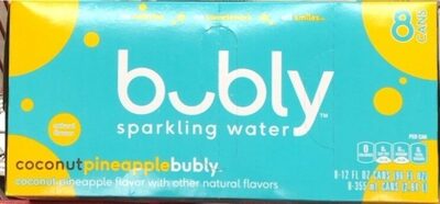 Coconut Pineapple Sparkling Water, Coconut Pineapple