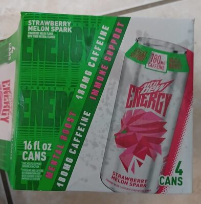 Strawberry Melon Sharp Energy Drink, Strawberry Melon Sharp
