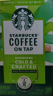Coffee + Splash Of Milk Cold & Crafted Premium Coffee Drink, Coffee + Splash Of Milk