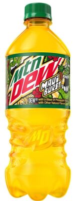 Maui Burst Soda With A Blast Of Pineapple, Maui Burst