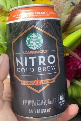 Nitro Cold Brew Pumpkin Cream Premium Coffee Drink, Pumpkin