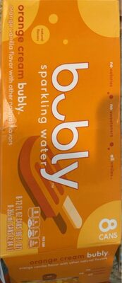 Orange Cream Sparkling Water, Orange Cream