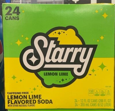 Lemon Lime Caffeine Free Soda, Lemon Lime