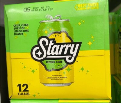 Lemon Lime Flavored Caffeine Free Soda, Lemon Lime