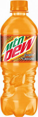 Mtn Dew Livewire Orange Soda 20 Fluid Ounce Plastic Bottle