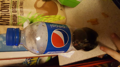 Pepsi Cola 16 Fluid Ounce Plastic Bottle