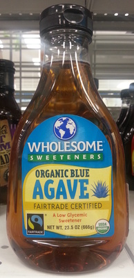 Blue Agave Organic Low Glycemic Sweetener, Blue Agave