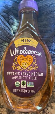 Organic Agave Nectar With Prebiotic Fiber