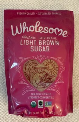 Light Brown Organic Sugar, Light Brown
