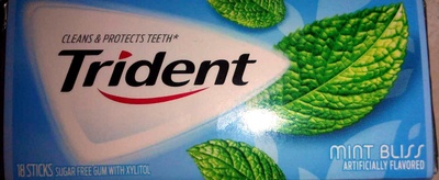 Mint Bliss Sugar Free Gum With Xylitol, Mint Bliss