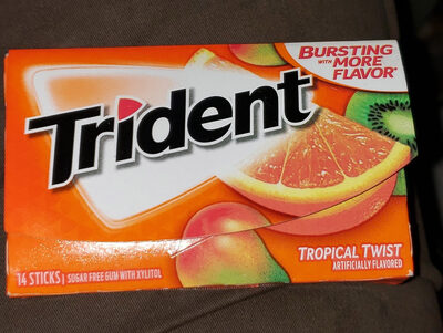 Tropical Twist Sugar Free Gum With Xylitol, Tropical Twist