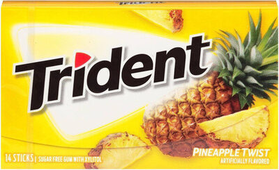 Trident Gum Pineapple Twist Sugar Free1X14.000 Pc