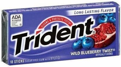 Wild Blueberry Twist Sugar Free Gum With Xylitol, Wild Blueberry Twist