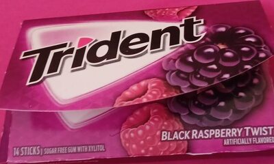Black Raspberry Twist Sugar Free Gum With Xylitol, Black Raspberry Twist