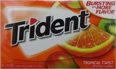 Tropical Twist Sugar Free Gum With Xylitol, Tropical Twist