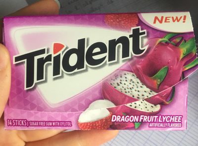 Dragon Fruit Lychee Sugar Free Gum With Xylitol, Dragon Fruit Lychee