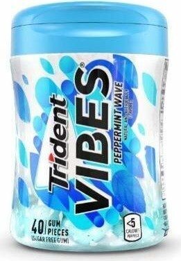 Peppermint Wave Vibes Sugar Free Gum, Peppermint Wave