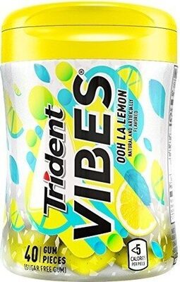 Ooh La Lemon Vibes Sugar Free Gum, Ooh La Lemon