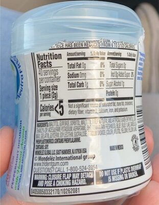 Peppermint Infusion With Herbal Accents Fresh Sugar Free Gum, Peppermint Infusion With Herbal Accents