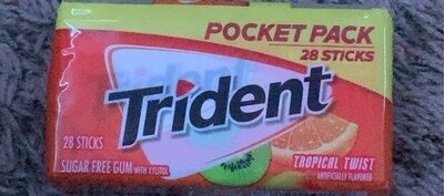 Tropical Twist Sugar Free Gum With Xylitol, Tropical Twist