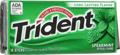Spearmint Sugar Free Gum With Xylitol, Spearmint