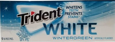 Wintergreen White Sugar Free Gum, Wintergreen