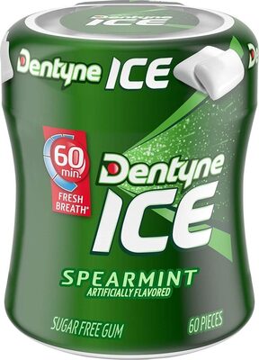 Dentyne Ice Gum Spearmint Sugar Free1X60 Pc