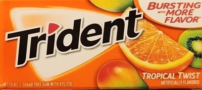 Tropical Twist Sugar Free Gum With Xylitol, Tropical Twist
