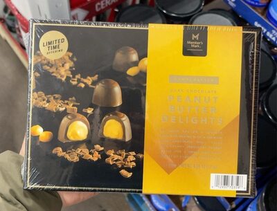 Peanut Butter Delights Dark Chocolate, Peanut Butter