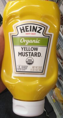 Yellow Organic Mustard, Yellow