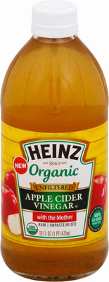Apple Cider Organic Unfiltered Vinegar With The Mother, Apple Cider