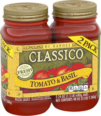 Tomato & Basil Pasta Sauce, Tomato & Basil