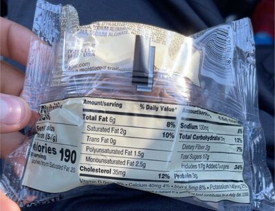 Naturally And Artificially Flavored Chocolate Chocolate Chip Muffin Made With Whole Grain