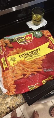 Extra Crispy Fast Food Fries French Fried Potatoes, Extra Crispy Fast Food Fries