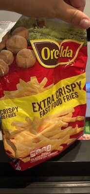 Extra Crispy Fast Food Fries French Fried Potatoes, Extra Crispy Fast Food Fries
