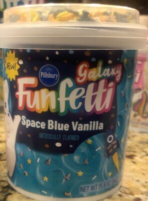 Space Blue Vanilla Flavored Galaxy Frosting, Space Blue Vanilla