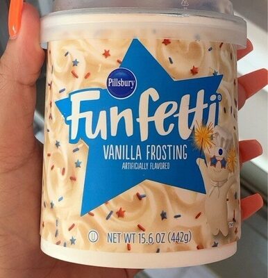Stars And Stripes Vanilla Frosting, Vanilla