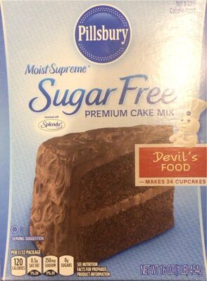 Devil's Food Sugar Free Premium Cake Mix, Devil's Food