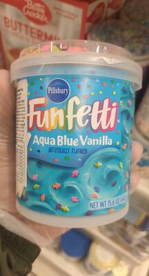 Aqua Blue Vanilla Flavored Frosting, Aqua Blue Vanilla