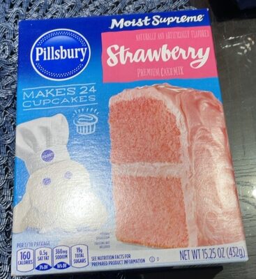 Strawberry Cake Mix, Strawberry